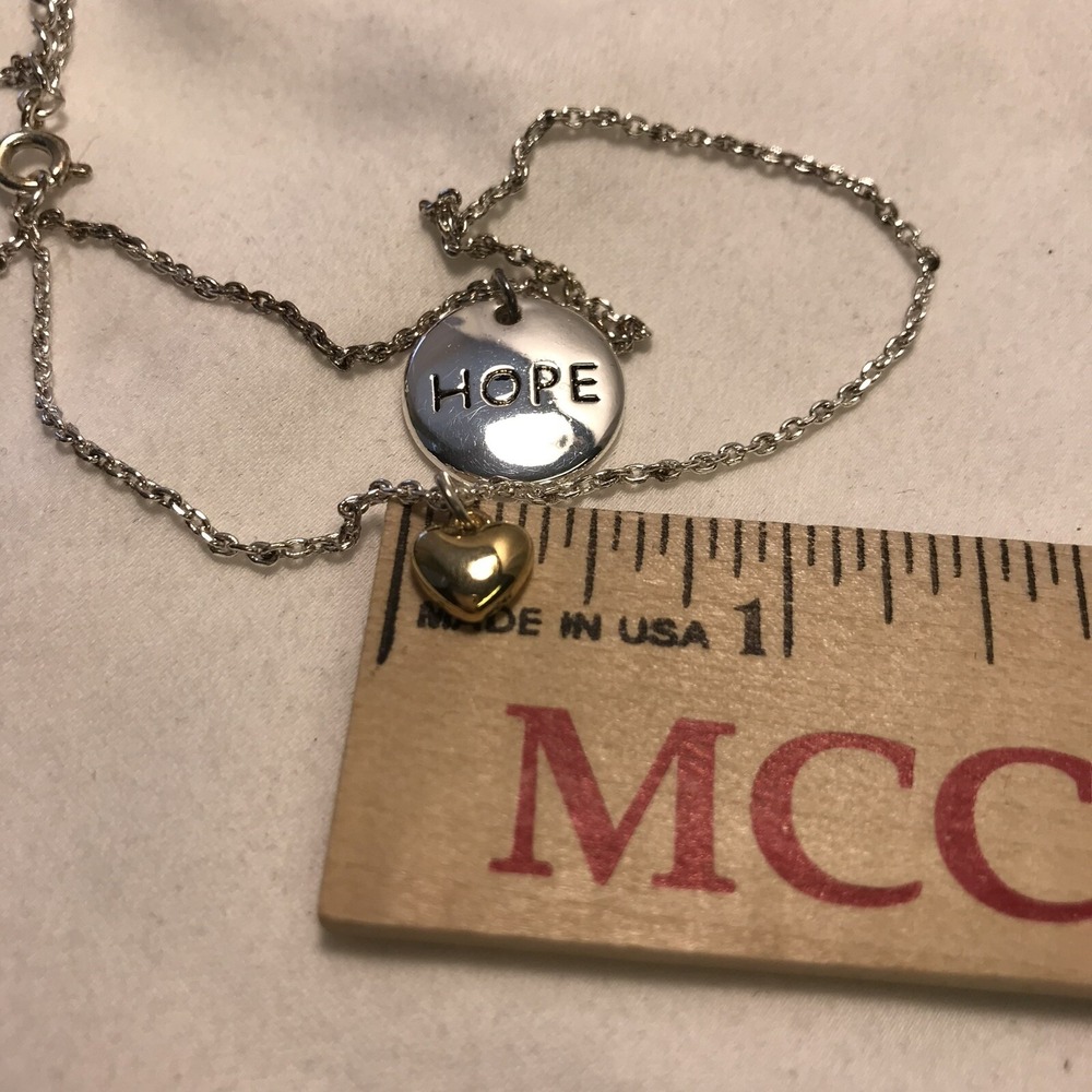 Avon Have "Hope" Necklace Collier Grand Espoir 2009 - Picture 9 of 12